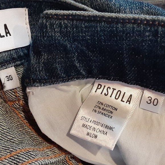 NWT PISTOLA HIGH RISE SLIM BOOT JEANS IN WILLOW SIZE 30 - Picture 8 of 8